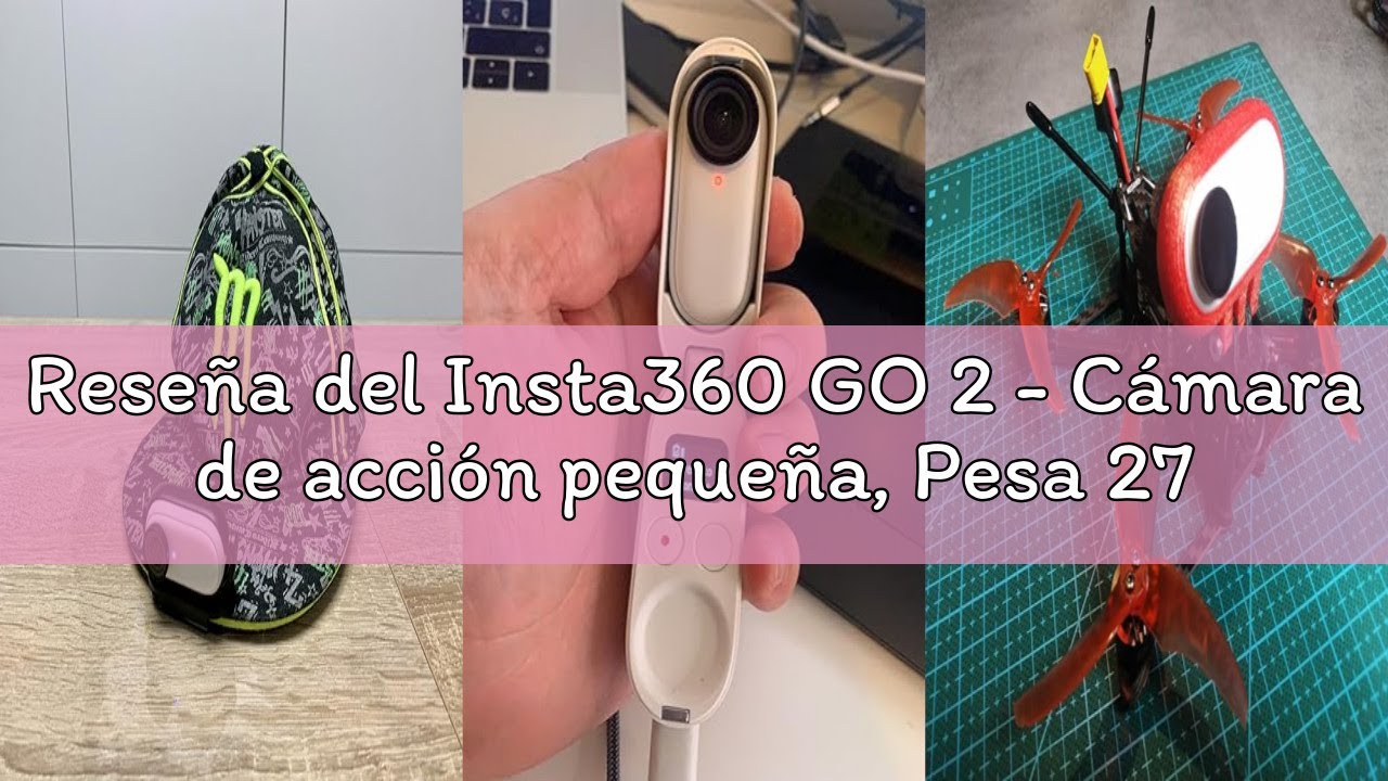 Reseña del Insta360 GO 2 - Cámara de acción pequeña, Pesa 27 g, Impermeable, estabilización, Captura