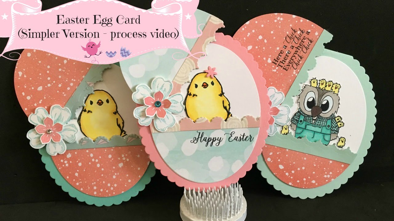 🐣 Easter Egg Card-Simpler Version [Process Video]