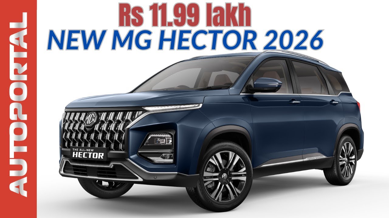 Новый MG Hector (рестайлинг) 2026 года &mdash; интерьер, характеристики, обзор | 11,99 лакх рупий