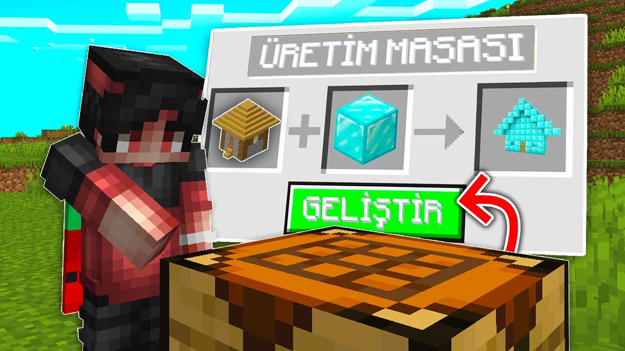 MİNECRAFT AMA YAPILARI GELİŞTİREBİLİYORUM ! *&ccedil;ok iyi*