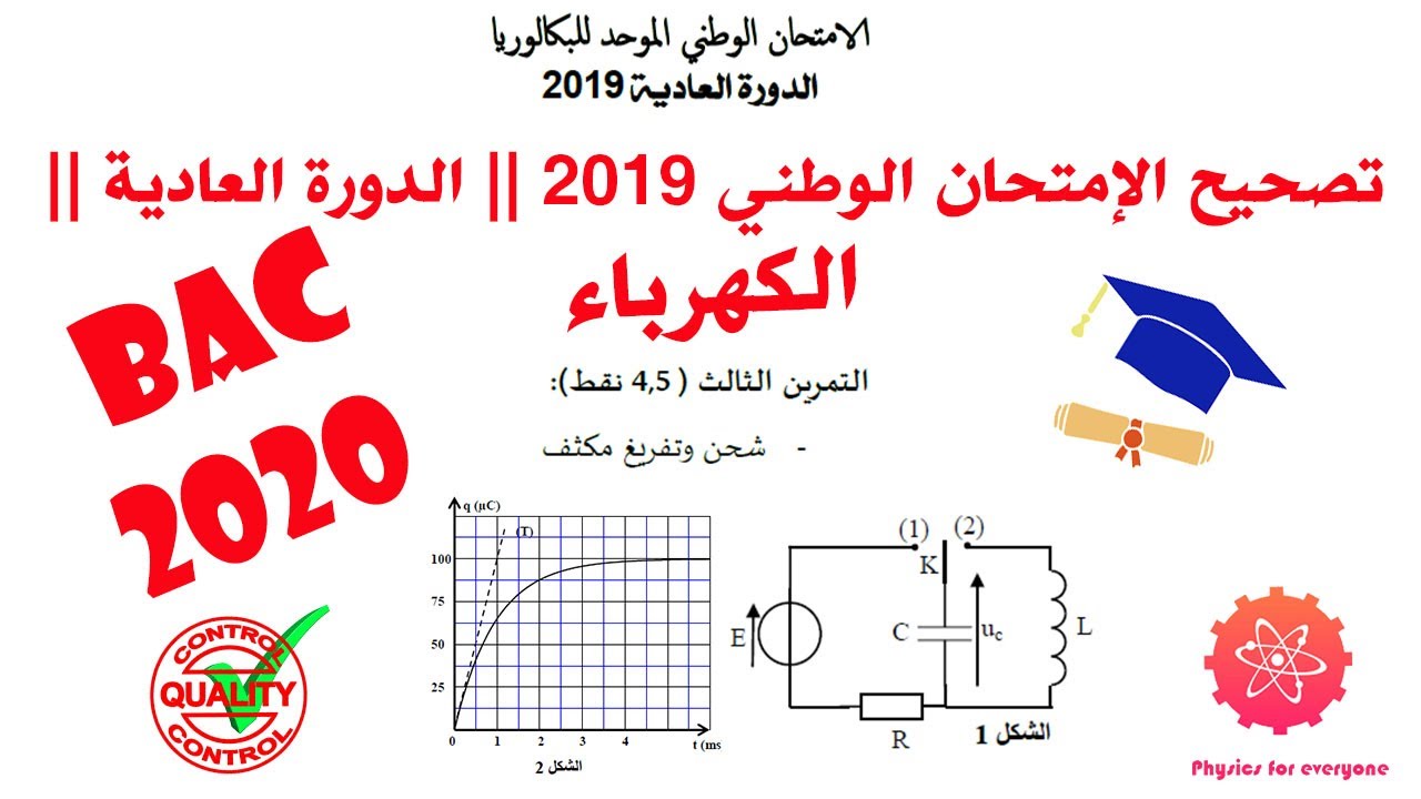 تصحيح الإمتحان الوطني 