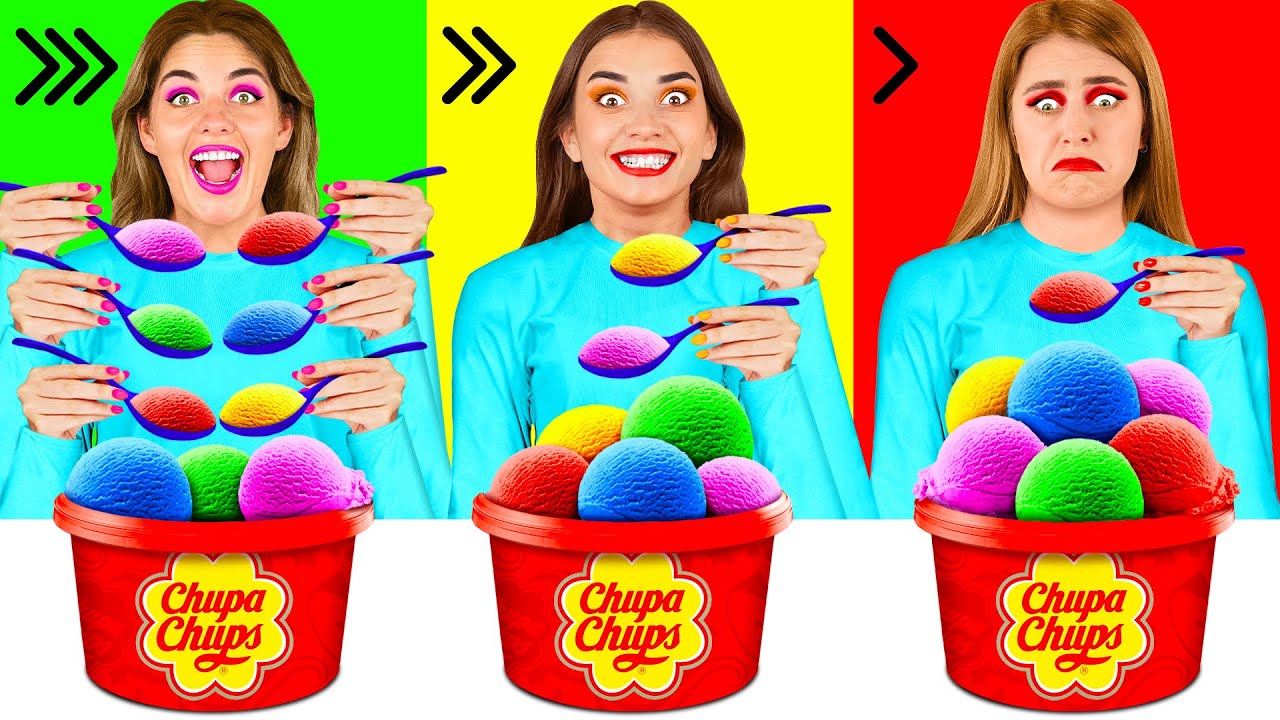 Schnelles, Mittleres oder Langsame Essen Challenge | Essbare Schlacht von DoDo Challenge