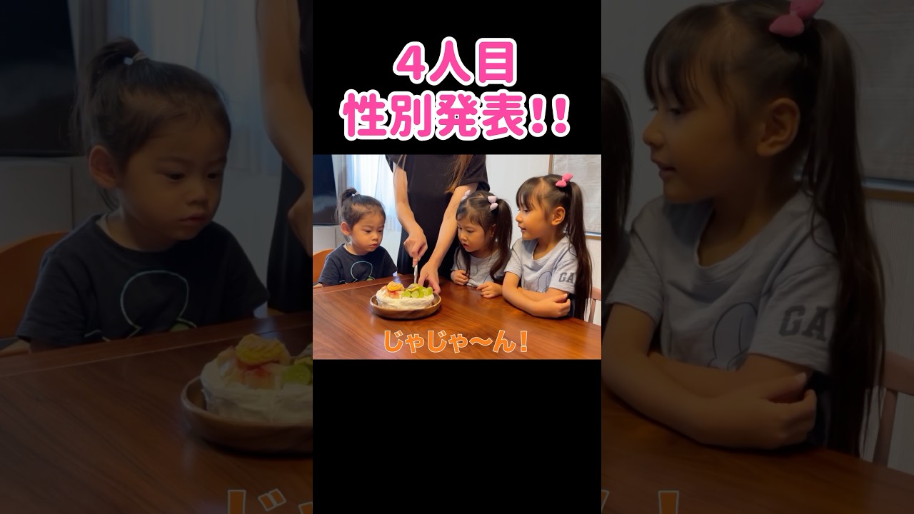 ４人目の赤ちゃんの性別が遂に判明したので発表します！
