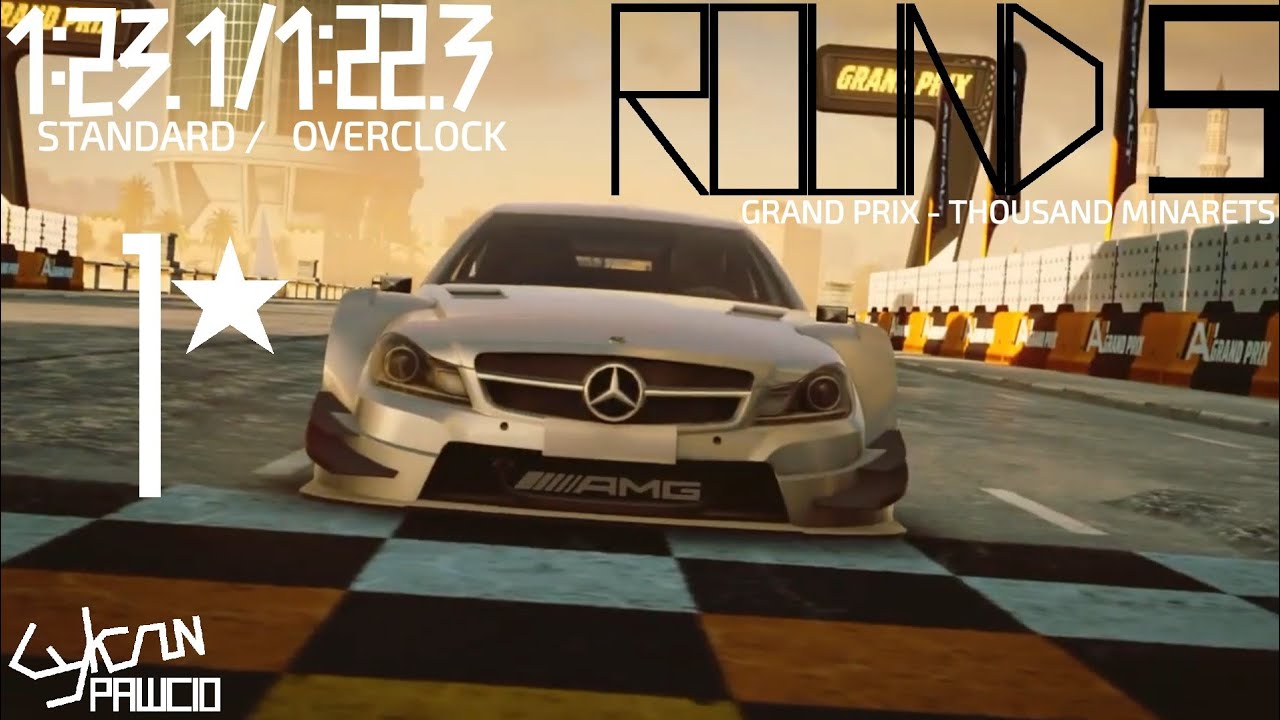 Asphalt Legends - Grand Prix - C 63 AMG - Round 5 (Thousand Minarets) - 1:23.1 1*/ 1:22.3 1* OC