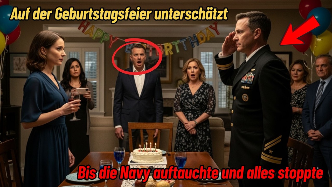 Auf der Geburtstagsfeier unterschätzt – bis die Navy auftauchte und alles stoppte