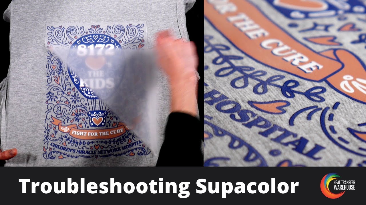 How to Heat Press Supacolor Custom Heat Transfers