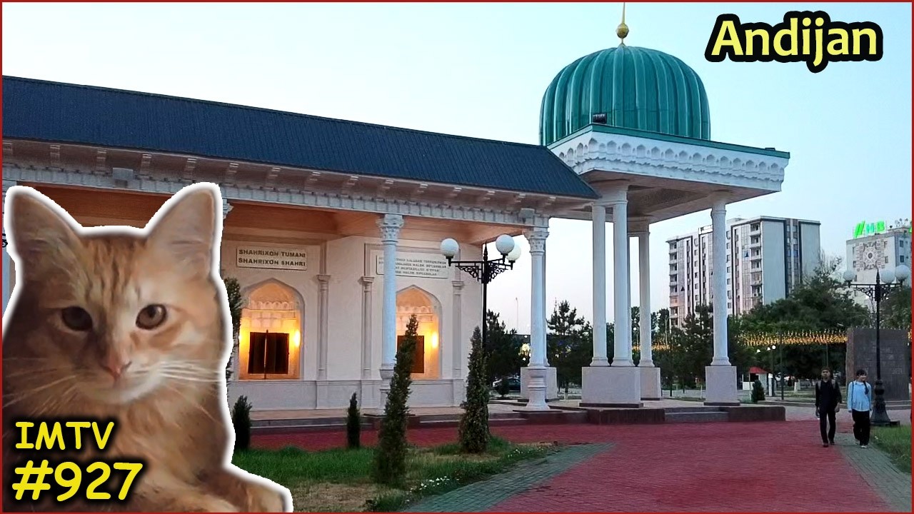 Вечерний Андижан. Узбекистан. Кот Персик. Отменили автобус в Фергану