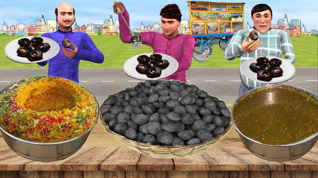 काली पानीपुरी वाले की सफलता Black Pani Puri Saflatha Funny Comedy Video Hindi Kahaniya Hindi Stories