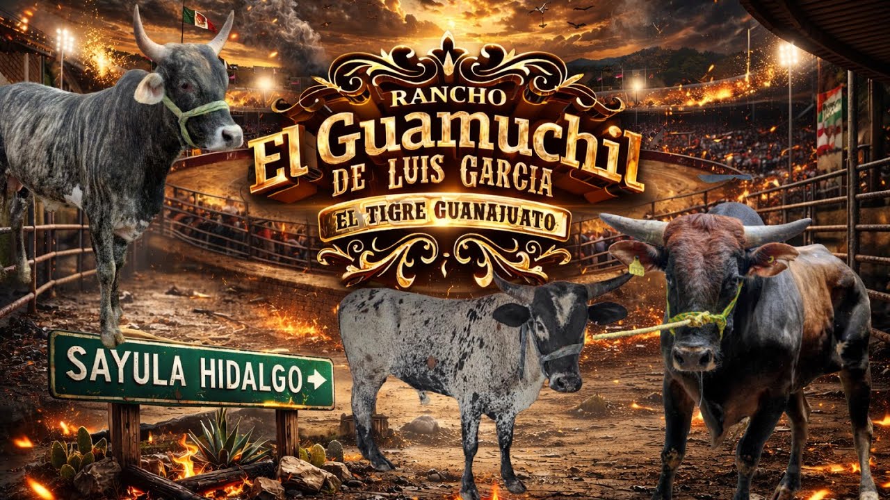TOROS NUEVOS Y TODO EL ESPECTÁCULO DE LA CUNA DEL REPARO CON TOROS MEXICANOS EN SAYULA HIDALGO