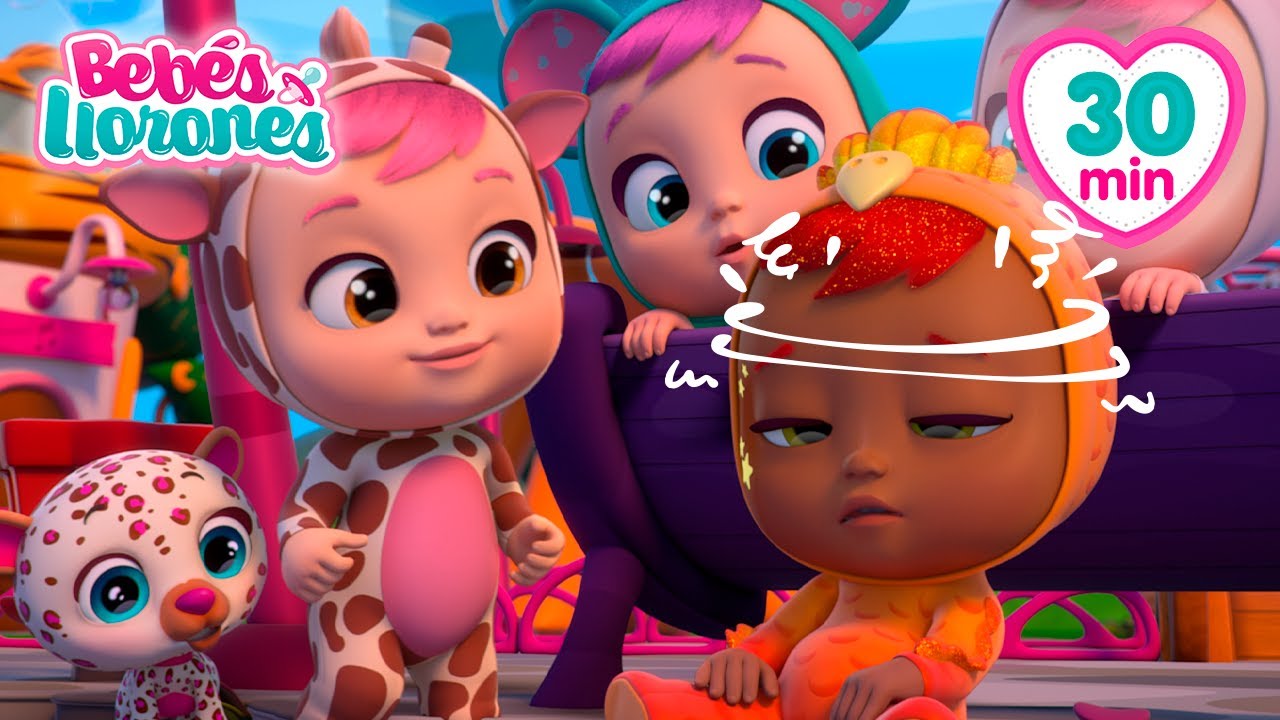 ¡Ups! Nos mareamos después de jugar demasiado 😵🎢 | Cry Babies | Dibujos animados en español