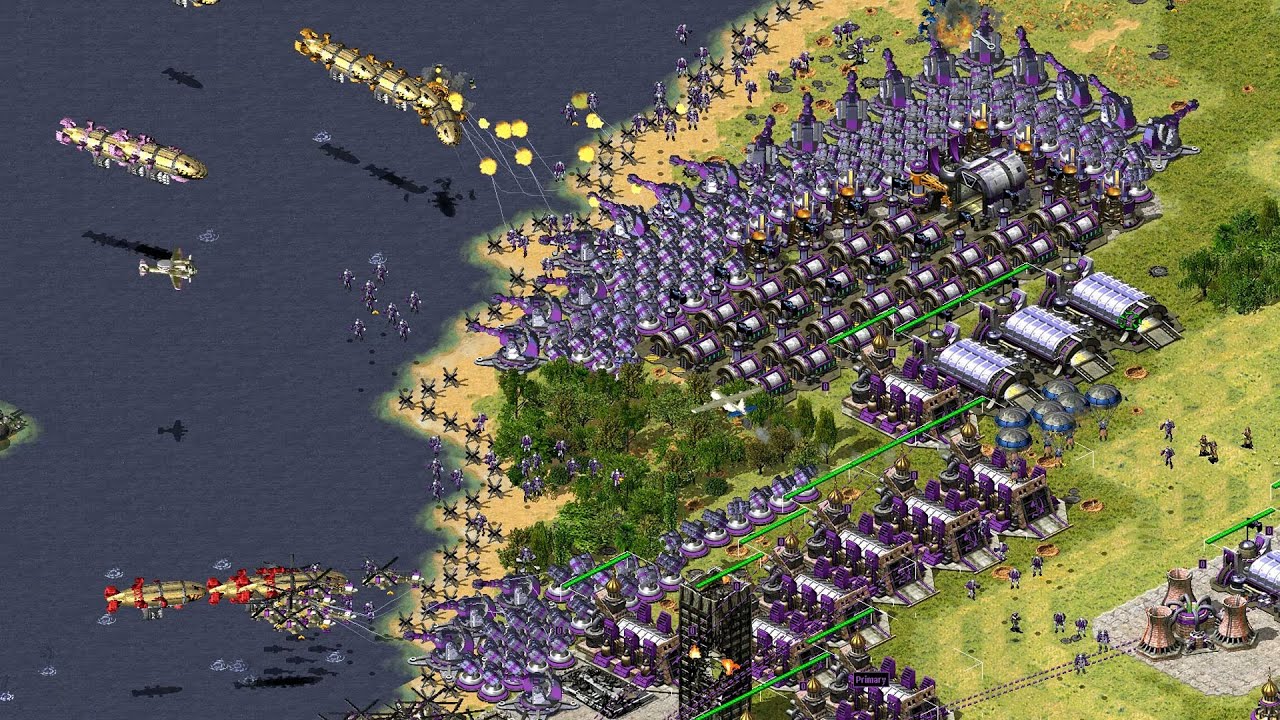 Yuri's Revenge Red Alert 2 Остров Формоза Новая карта (редактирование Zoom 3000, сверхсложный ИИ)