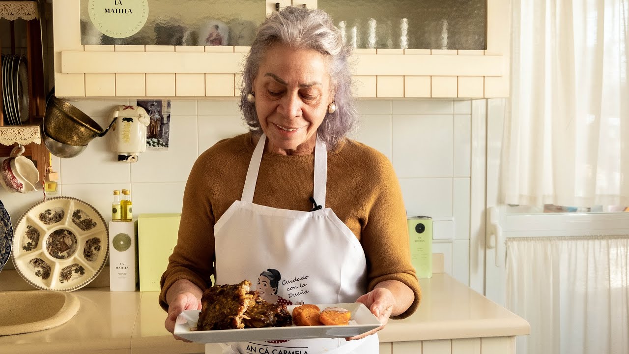 Costilla Asada con batata plancha y primer paso Nevaditos - de An Cá Carmela - por CARMEN GAHONA