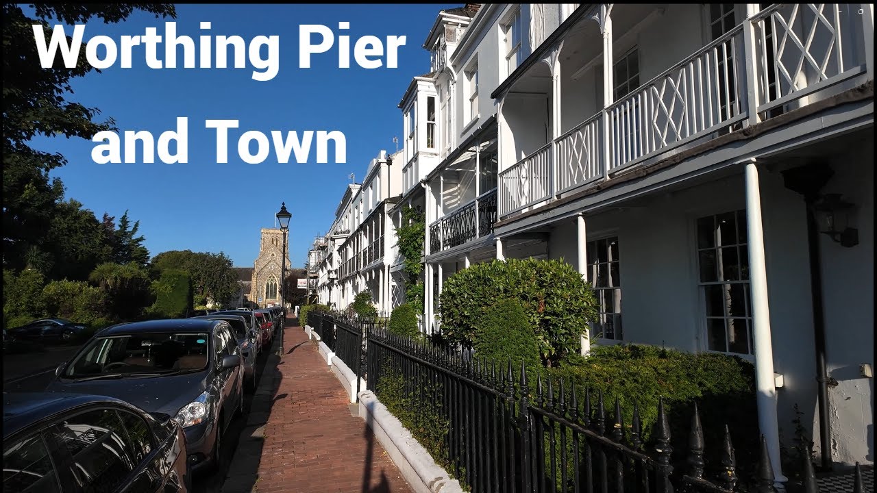 Worthing's Victorian Pier and Town, England. A Pictorial View.