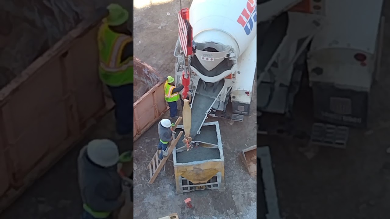 tirando cemento concreto o colado.como le dicen en tu país??