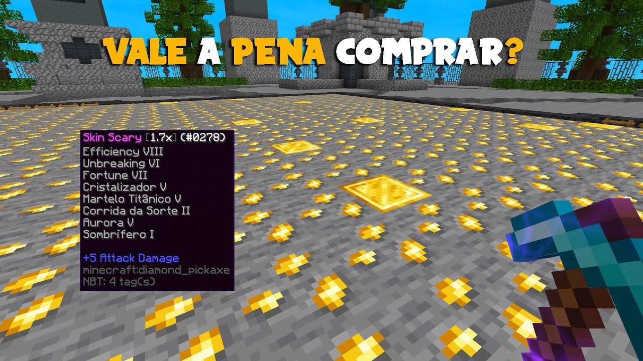 TESTEI A MELHOR SKIN DE PICARETA DO SERVIDOR - RANKUP LEGACY NERDZONE
