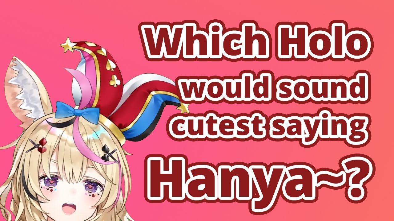 Omaru Polka talks about which Holo member would sound cutest saying Hanya~