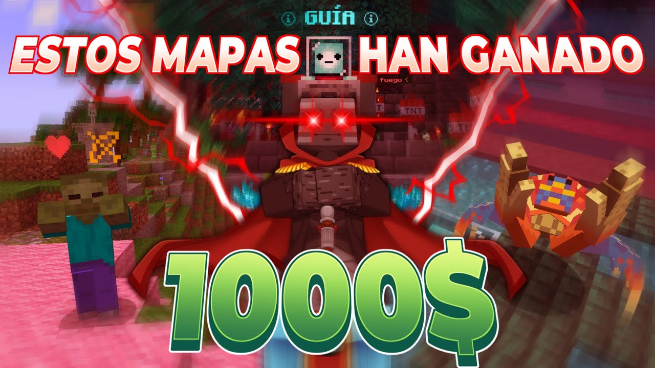 DEBES jugar ESTOS mapas de Minecraft que han sido premiados con 1000$
