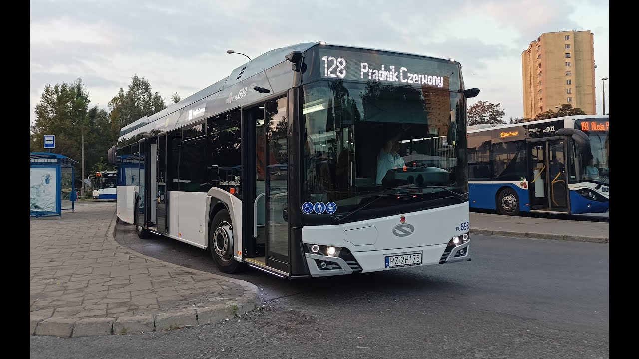 Solaris Urbino 12 Mild Hybrid IV #PU698 SBC Bolechowo Osiedle (testy w MPK Kraków) linia 128