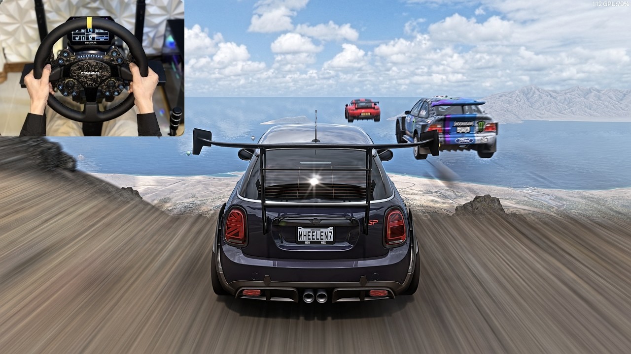 627HP John Cooper Works GP 2021 |Racing Rally Forza horizon 5  |Steering Wheel Gameplay