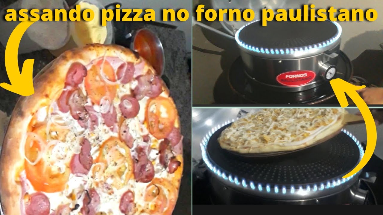 assando pizza no forno paulistano/ sem cortes😍 #pizzariadelivery #pizza #deliveryemcasa #delivery