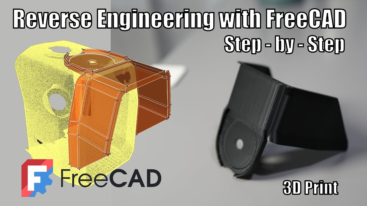 Reverse Engineering with FreeCAD: Step-by-Step Guide to Designing Around 3D Scan Data