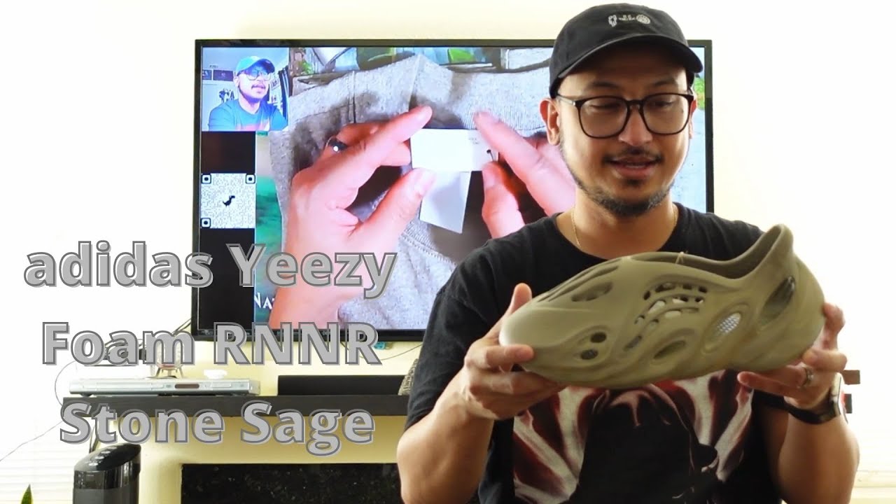 Vlog # 359 - Thoughts and Review // adidas Yeezy Foam RNNR Stone Sage