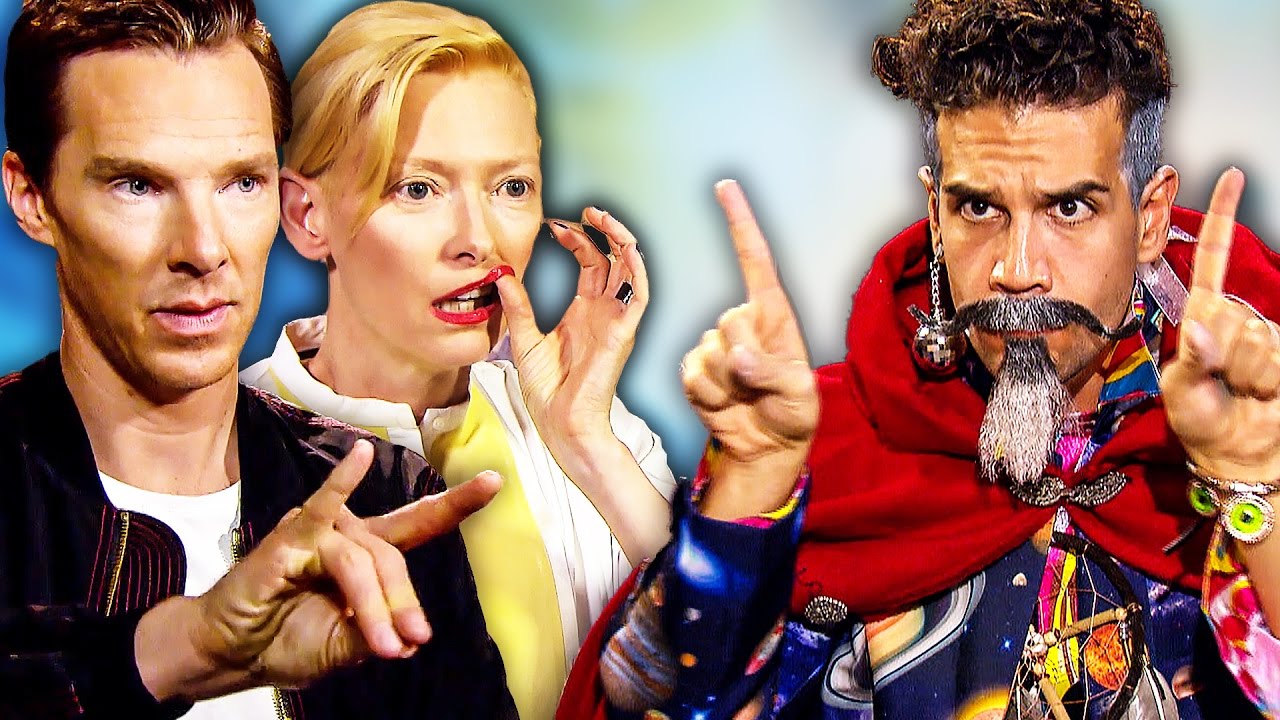 DOCTOR STRANGE in the Multiverse of Madness- Benedict Cumberbatch & Tilda Swinton doing Magic Tricks