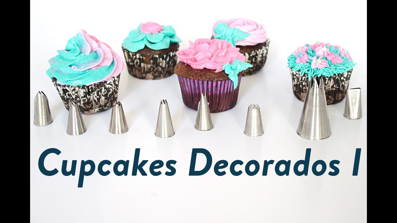 Decoración de cupcakes (Tutorial Cupcakes decorados HD) | El arte de hacer arte