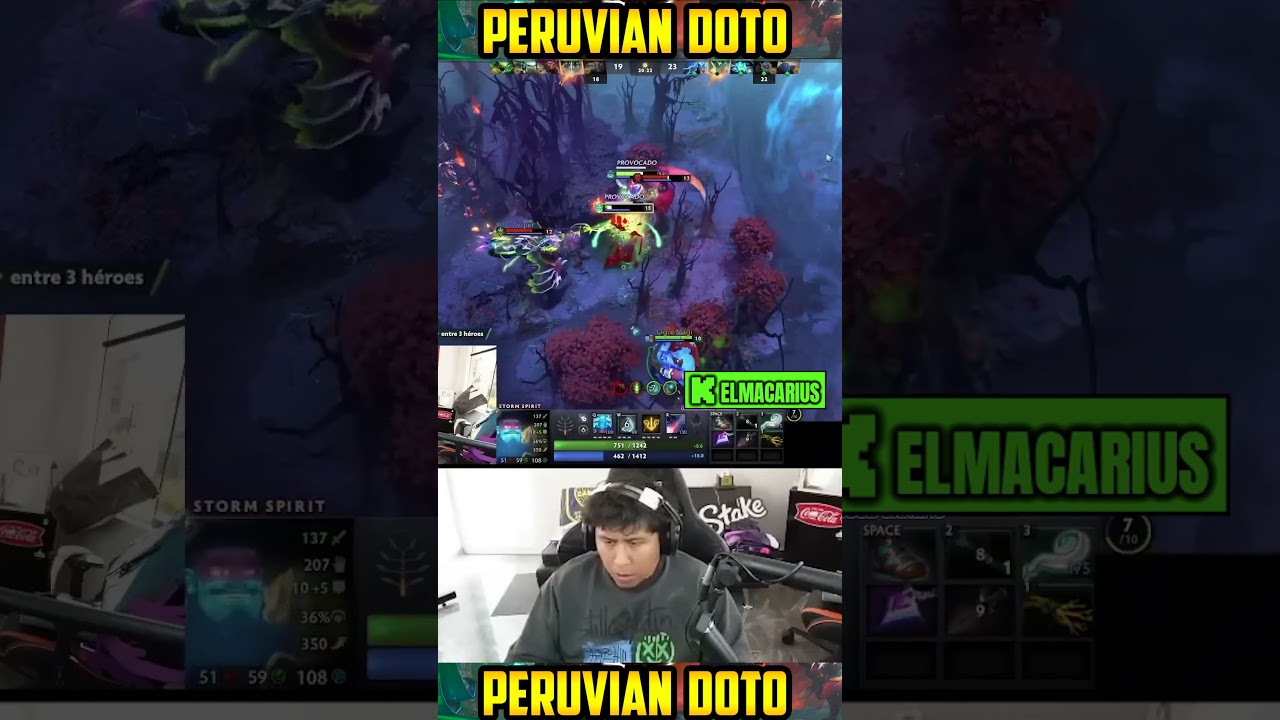 A QUIEN VAS A CULPAR AHORA?😂#shorts #smashdota2 #dota2 #macarius #peruviandoto