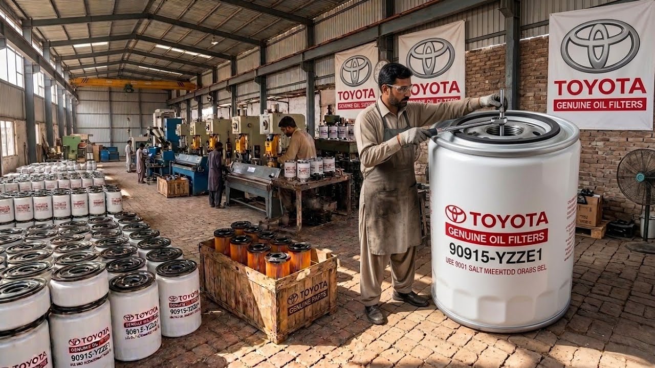 Amazing Manufacturing Millions of Car Oil Filters Making In Factory | Mass Production Process