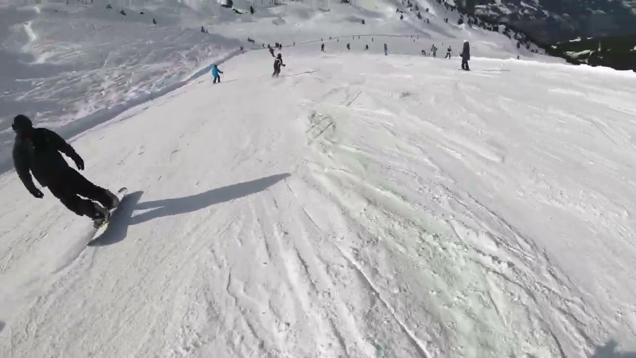 Zillertal Arena | Red Slope 20 | Connection Zell - Gerlos | GoPro 4K | Dec 24