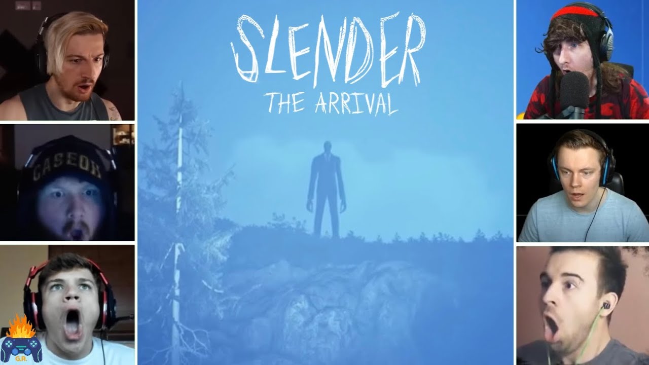 Gamers React to Slenderman Watching Them From The Hill | Slender: The Arrival