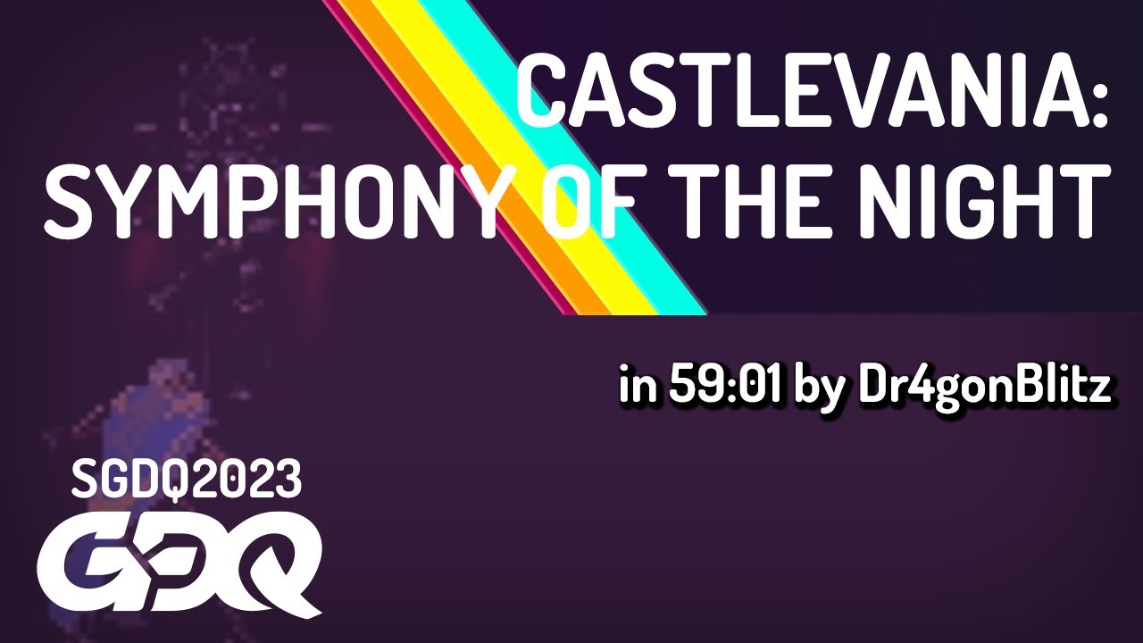Castlevania: Symphony of the Night by Dr4gonBlitz in 59:01 - Summer Games Done Quick 2023