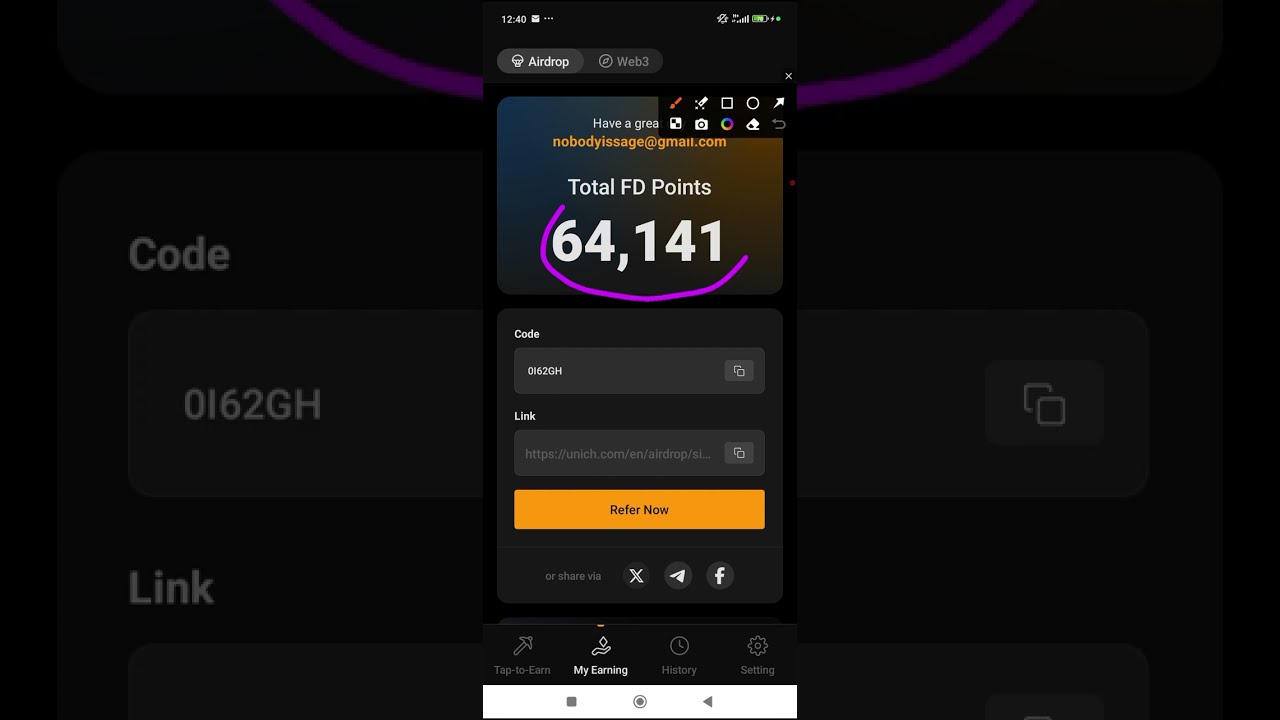 Unich airdrop update - FD points conversion, UN presale & listing price