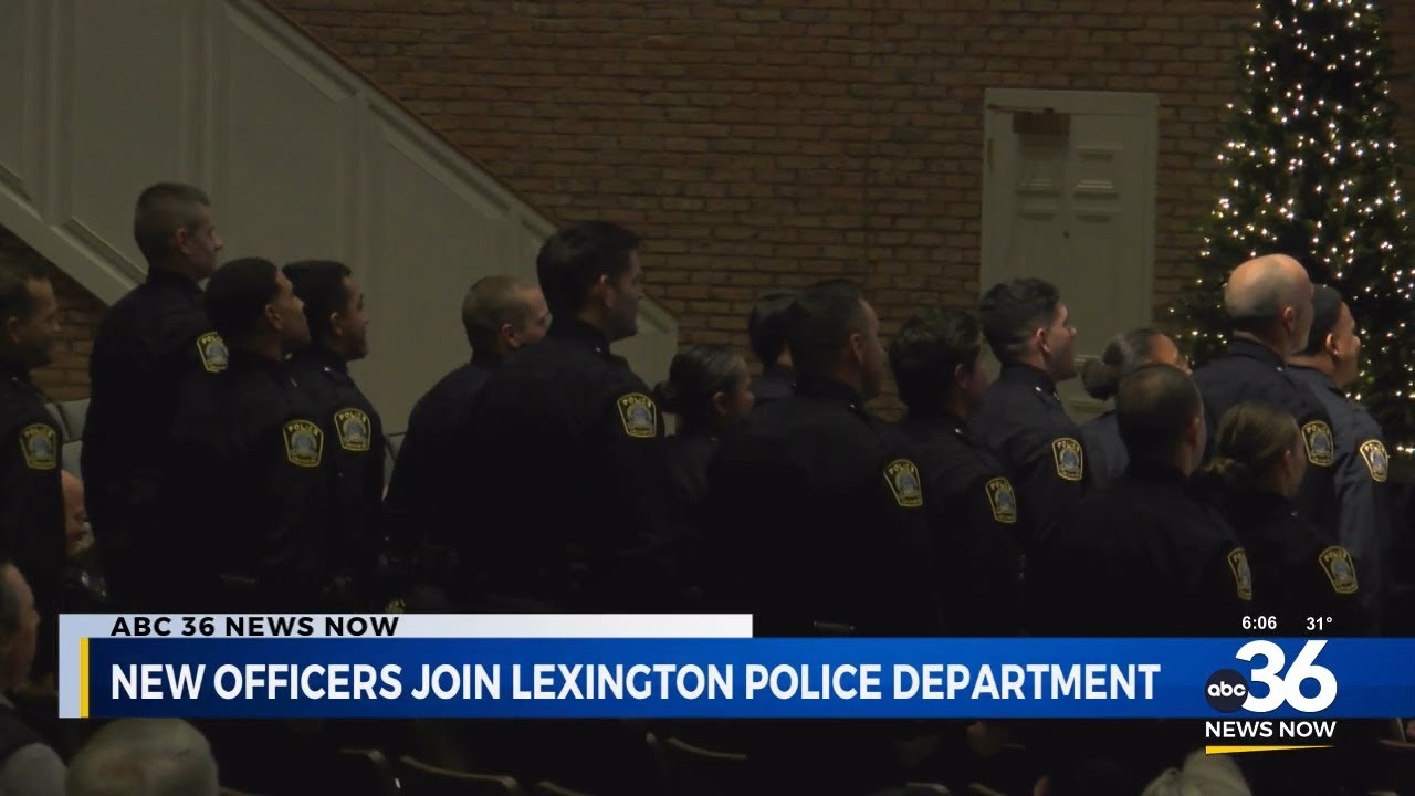 New officers join Lexington Police Department
