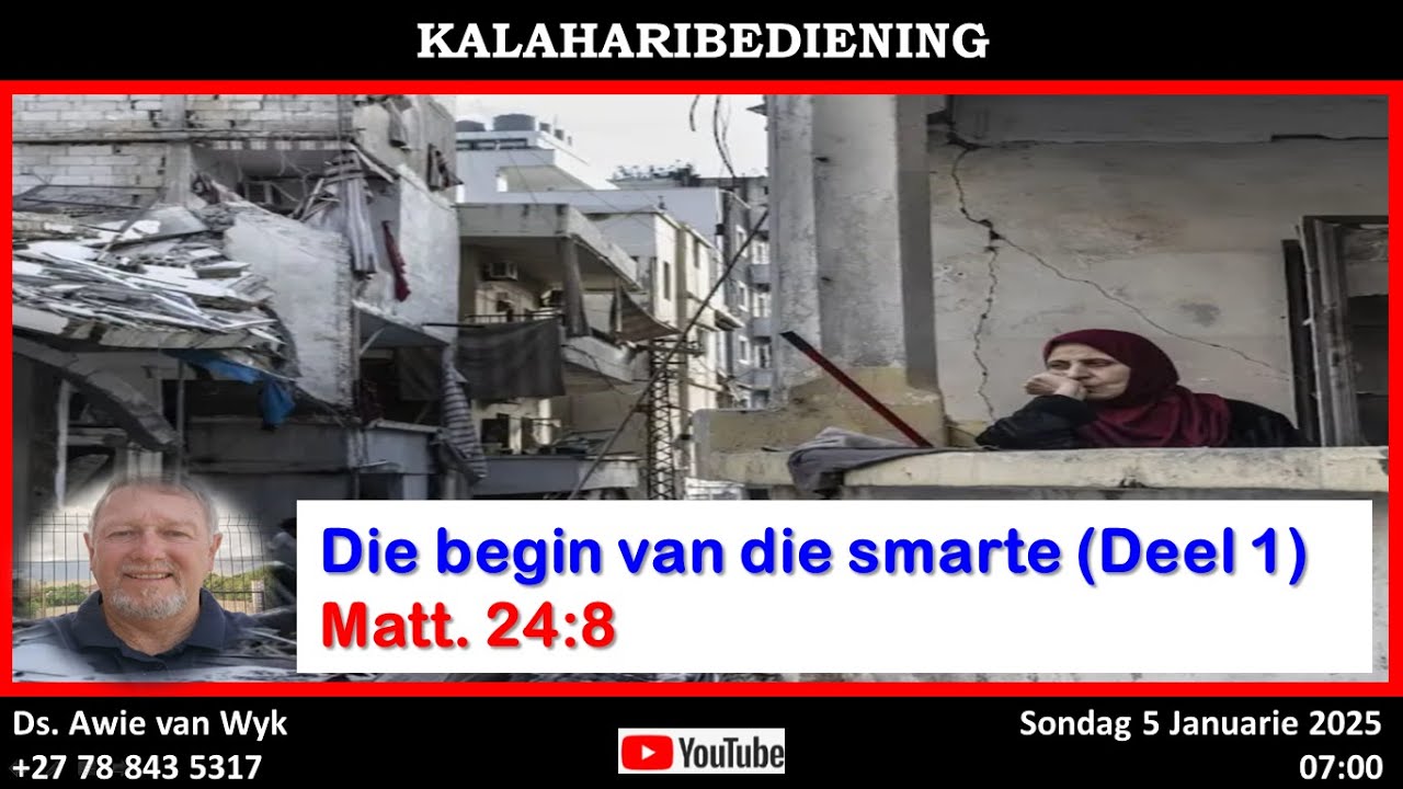 Die Begin van die Smarte (Deel 1) - Ds Awie van Wyk