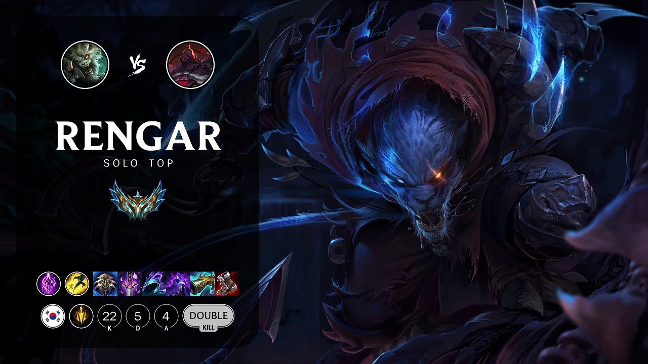Rengar Top vs Sion - KR Challenger Patch 14.4