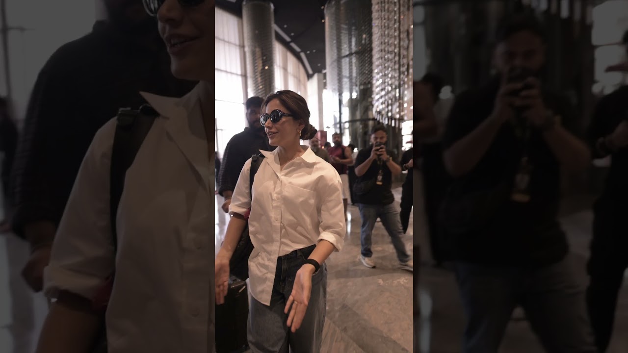 #rashmikamandanna makes her stunning entrance at SIIMA 2025 in Dubai!