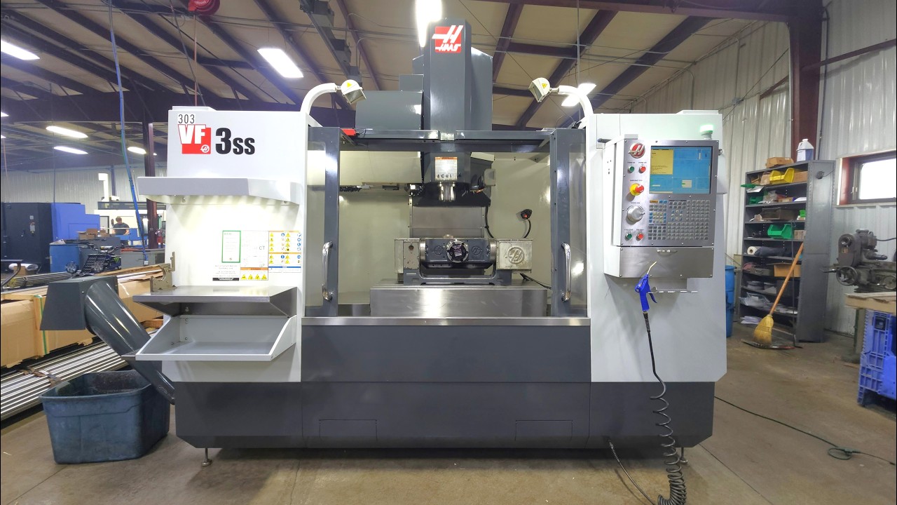 2011 Haas VF3SS 5 axis, low hours, whisper quiet, super clean