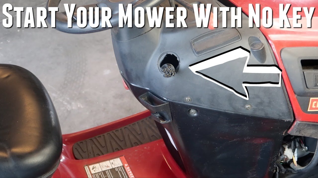How To Hotwire / Crank Your Lawn Mower Without A Key