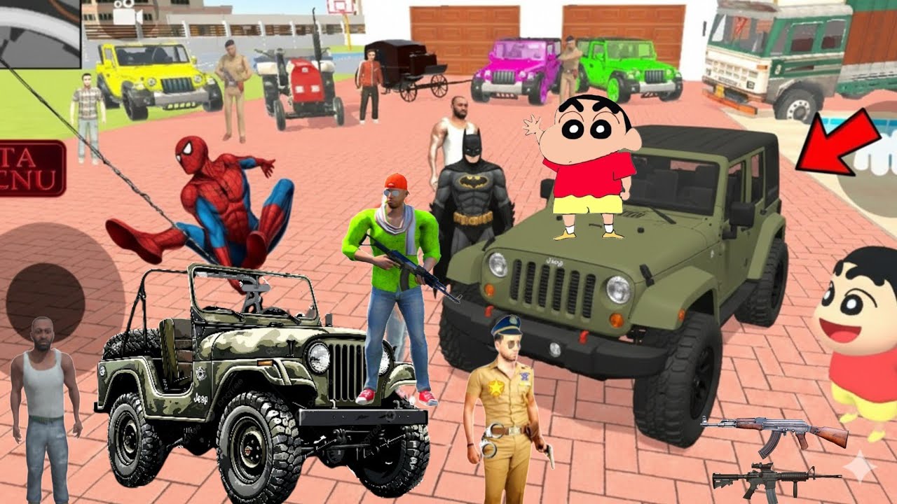 Jack Purchase Modified Army Jeep 🎉 Indian Theft Auto Simulator 💥😱 