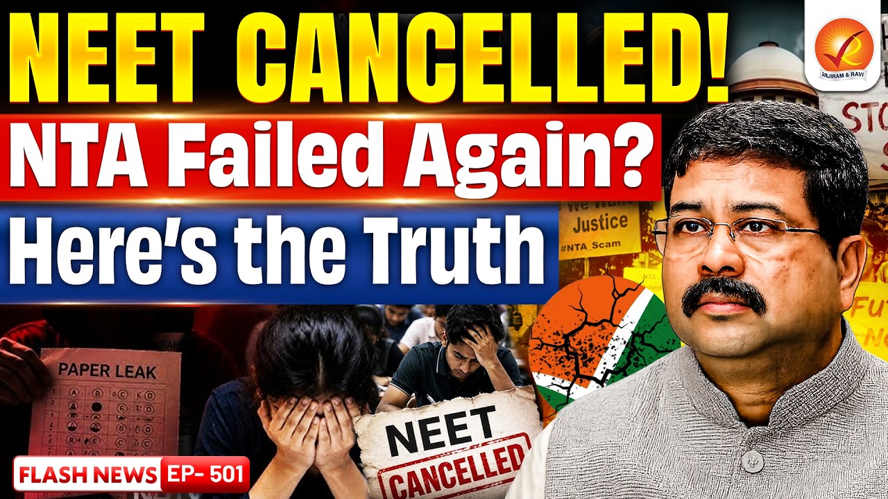 NEET UG 2026 Cancelled | NTA Paper Leak Controversy Explained | Biggest Exam Scam?