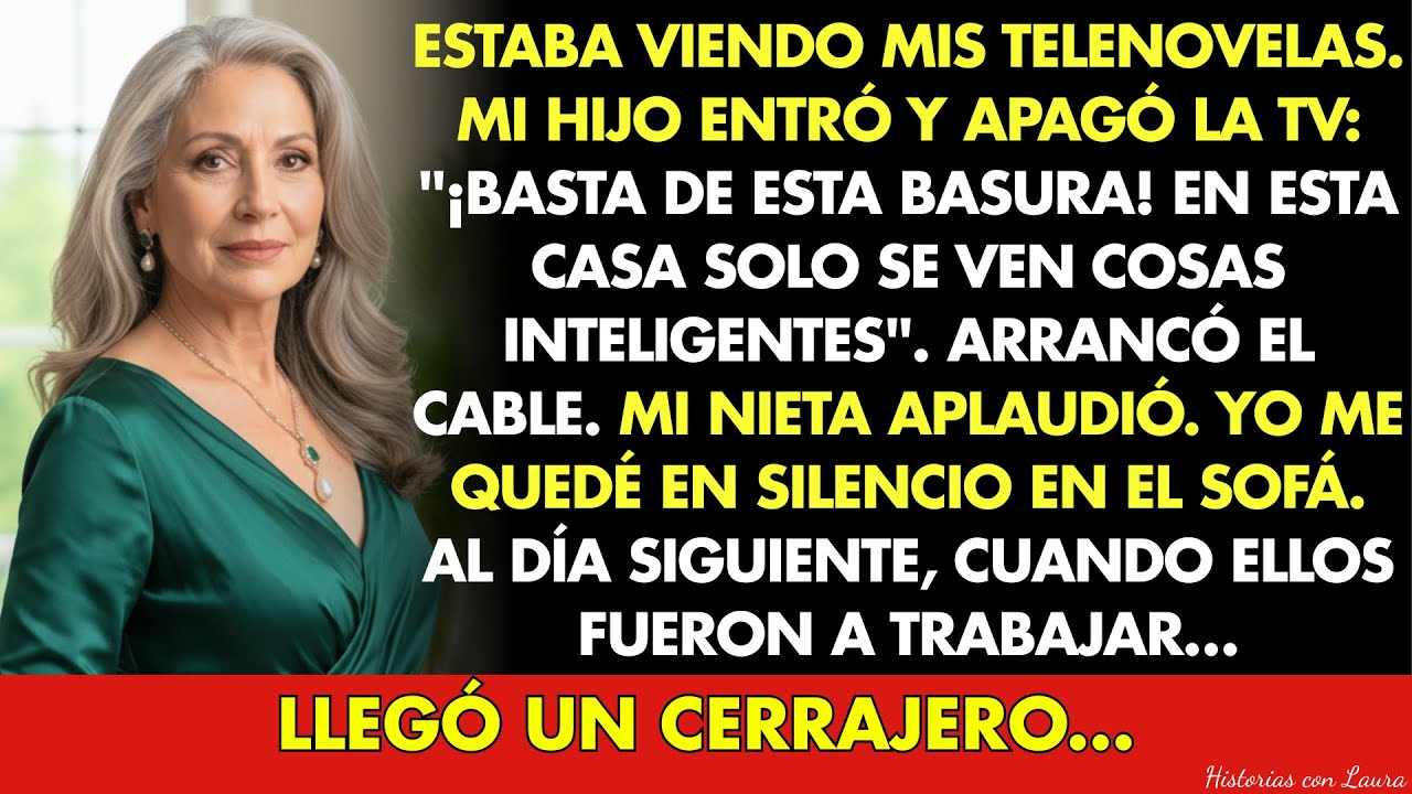 Estaba Viendo Telenovelas y Mi Hijo Apagó La Tv: “¡Basta De Basura!”, Al Día Siguiente…