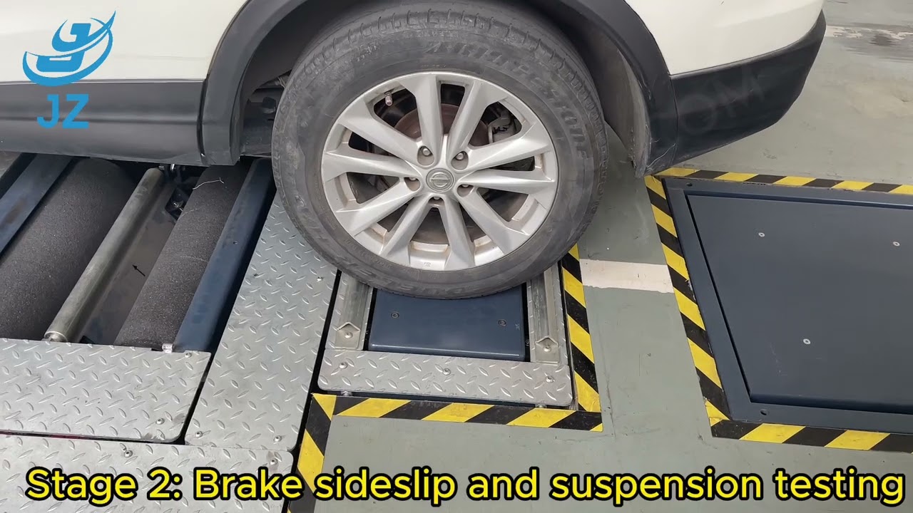 Brake tester, suspension tester, sideslip tester, play detector, headlight tester