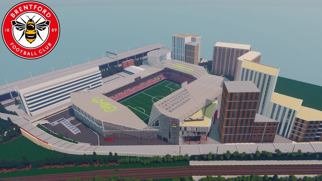 4K Minecraft - STADIUM - Gtech Community Stadium (Brentford FC) [Official] + DOWNLOAD