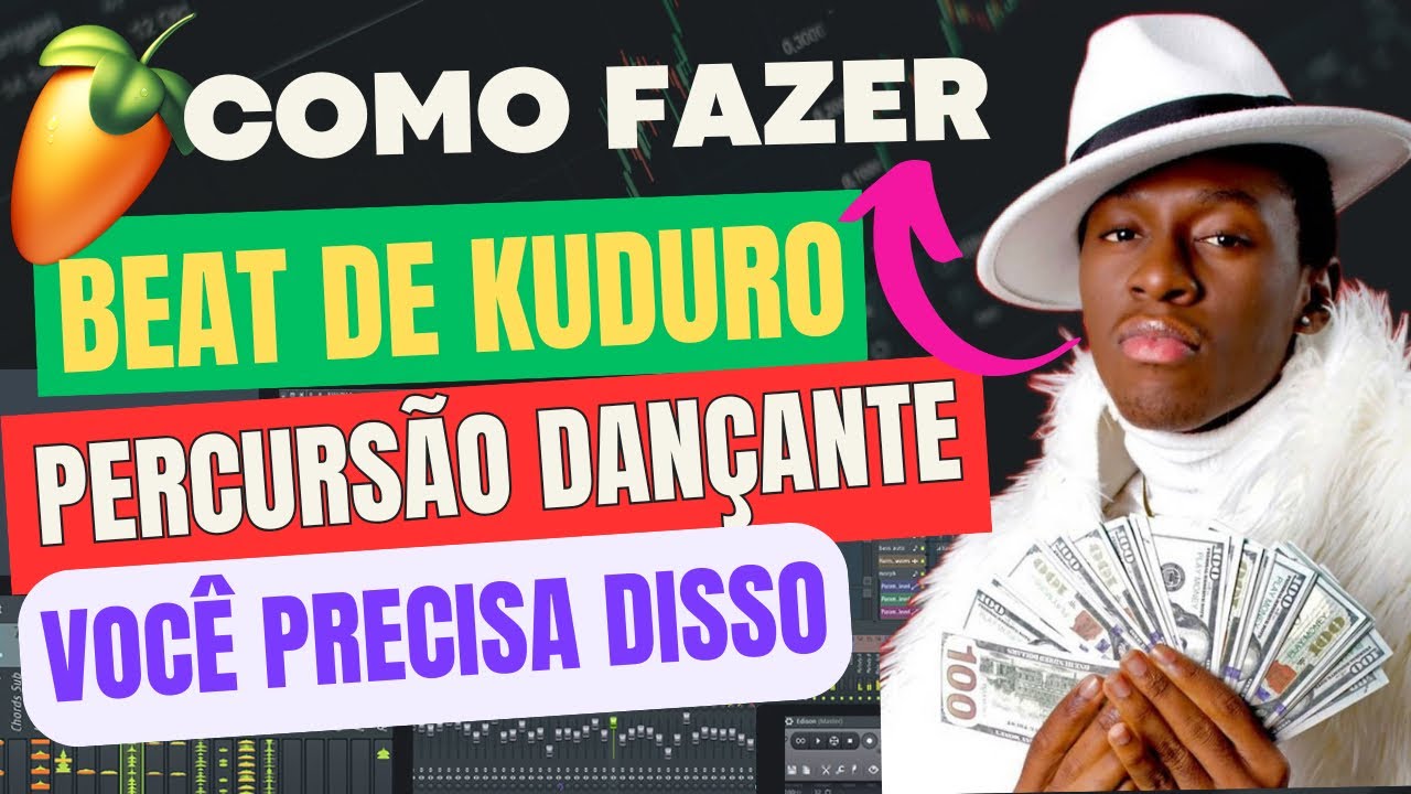 TUTORIAL Para PRODUTORES e Beat Makers -  Como CRIAR instrumental DE KUDURO MODERNO