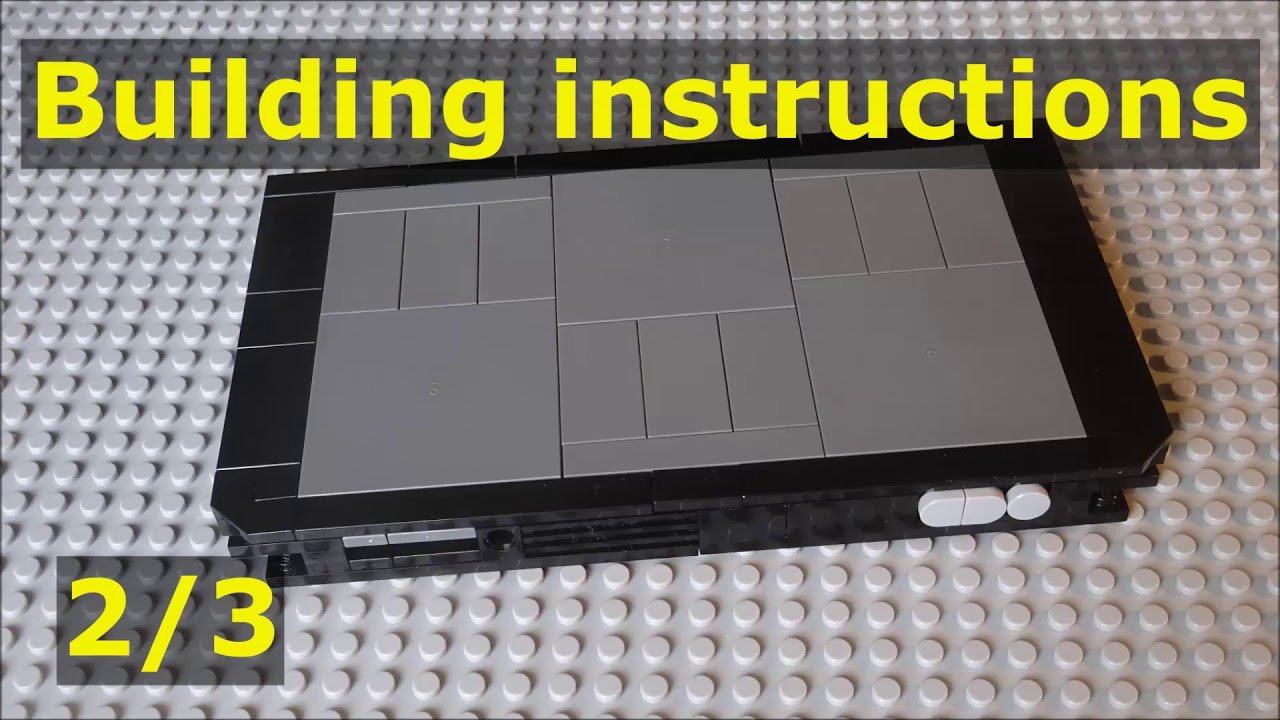 Building instructions for Lego Nintendo Switch MOC 2.0 [2/3]