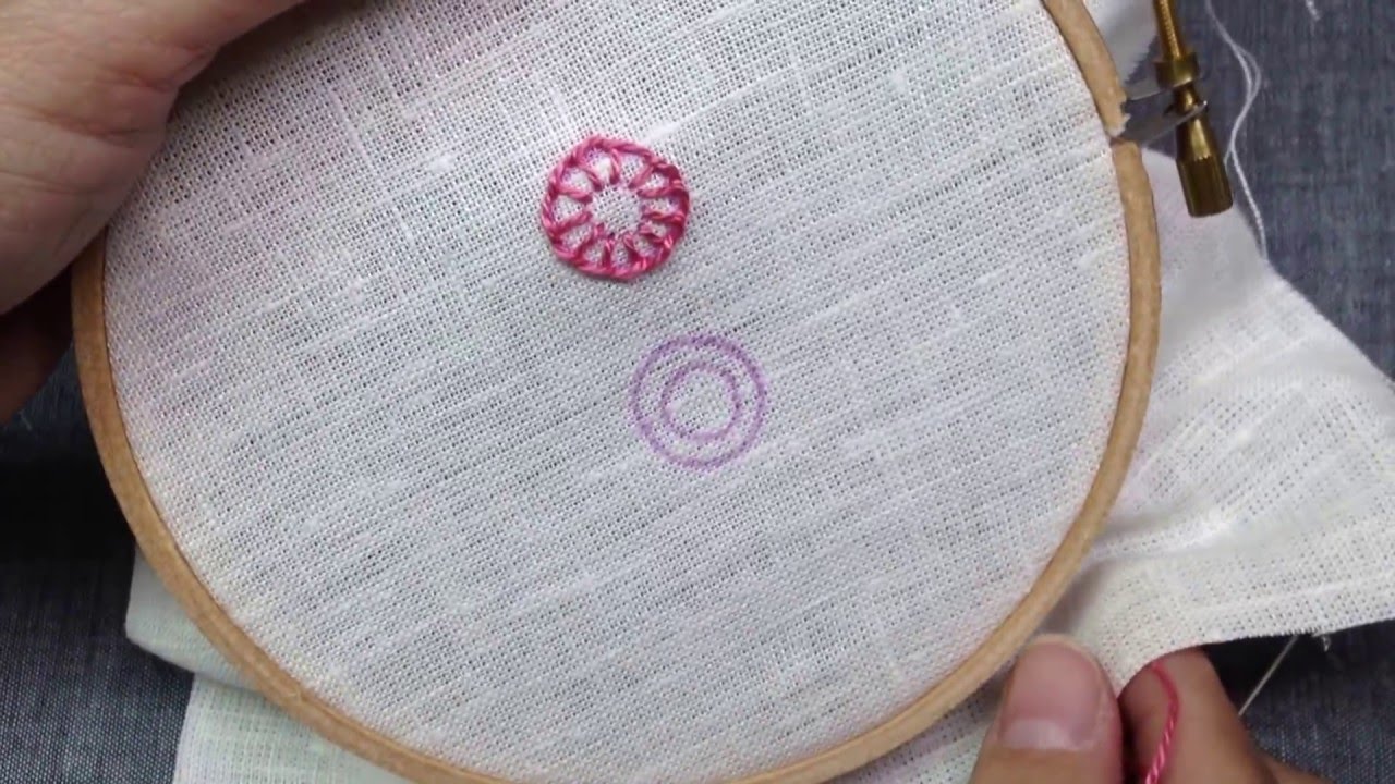 Buttonhole stitch釦眼繡