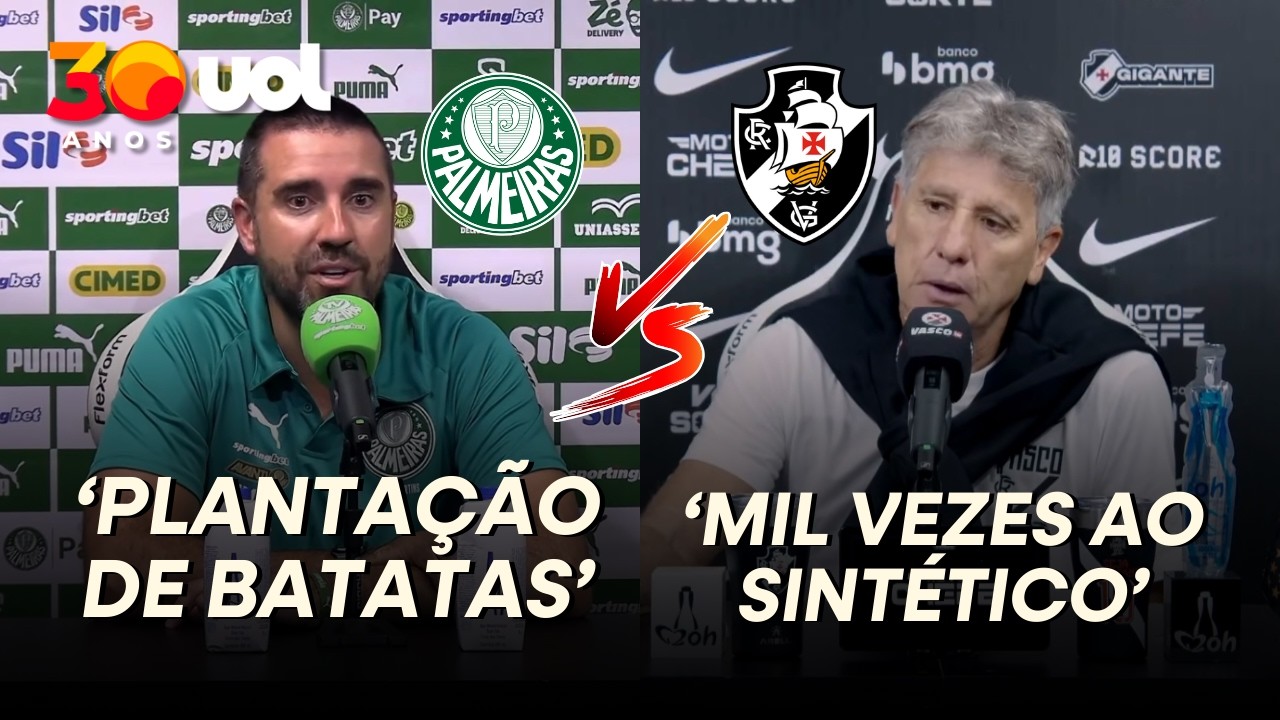 JOÃO MARTINS DETONA GRAMADO DO VASCO E RENATO GAÚCHO REBATE: 'MIL VEZES DO QUE NO SINTÉTICO'