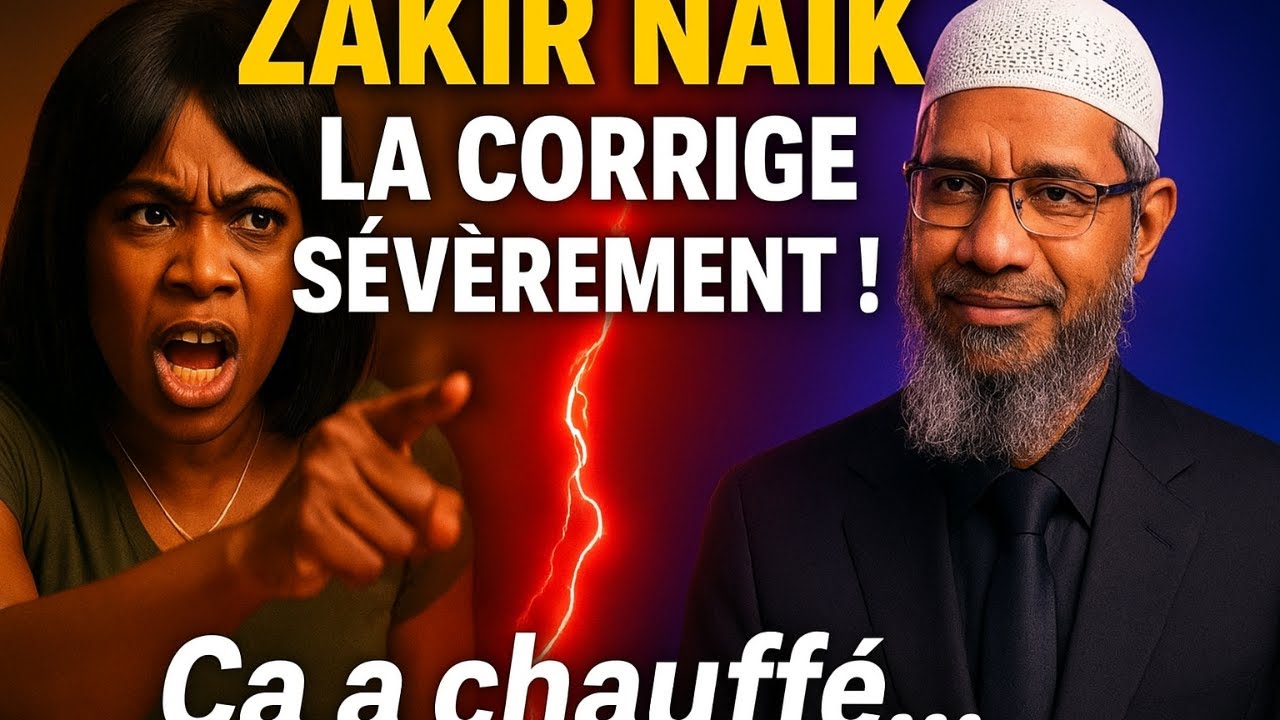 Zakir Naik corrige sévèrement cette femme chrétienne ! Ça a chauffé… Zakir Naik en Français